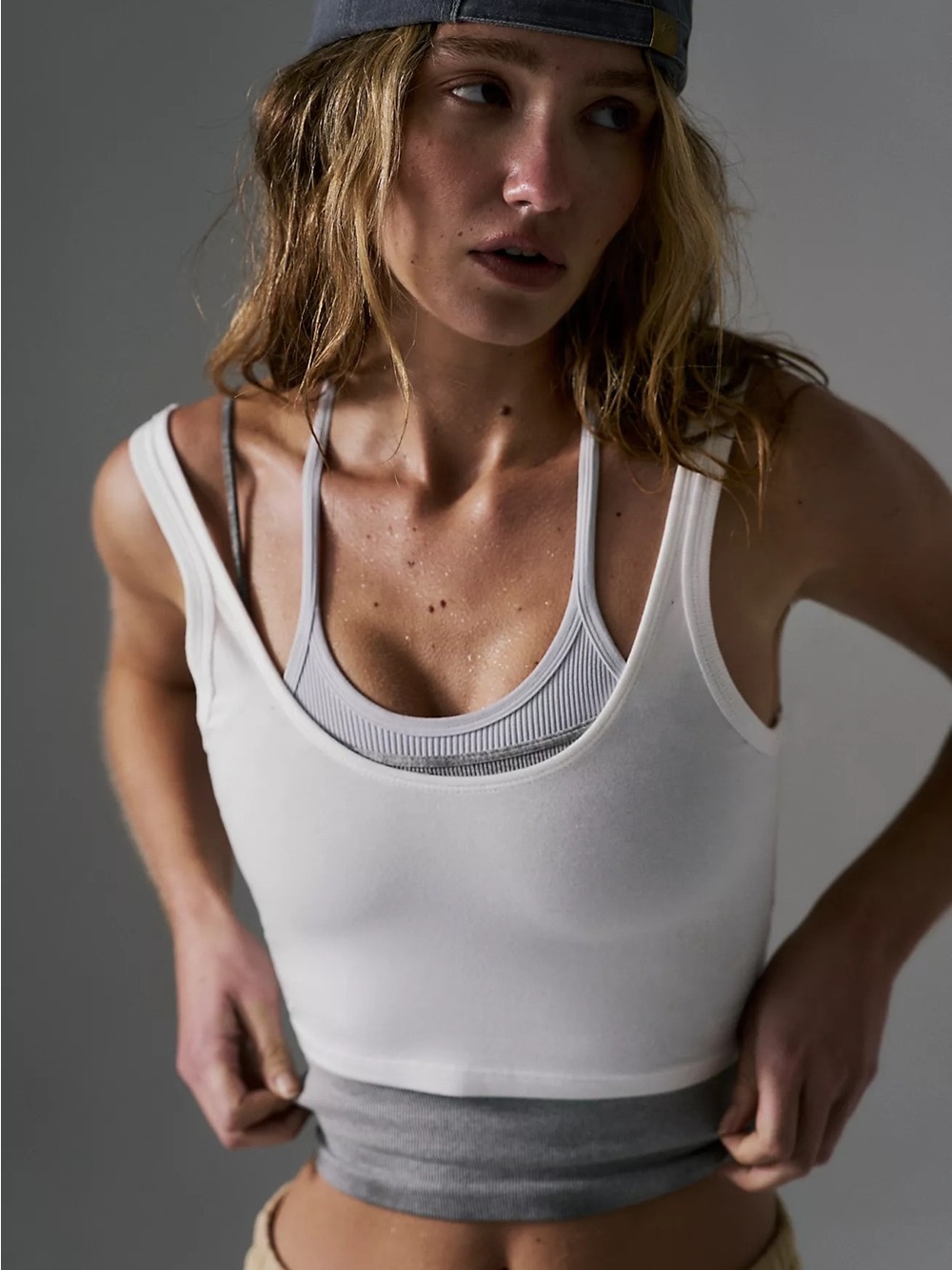 FP Movement Hot Shot Crop Tank White XS